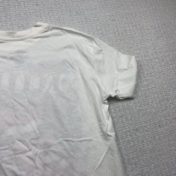 NEW The Rolling Stones Band T-Shirt Wom Sz XS White Off-White Tattoo Graphic - Picture 13 of 15